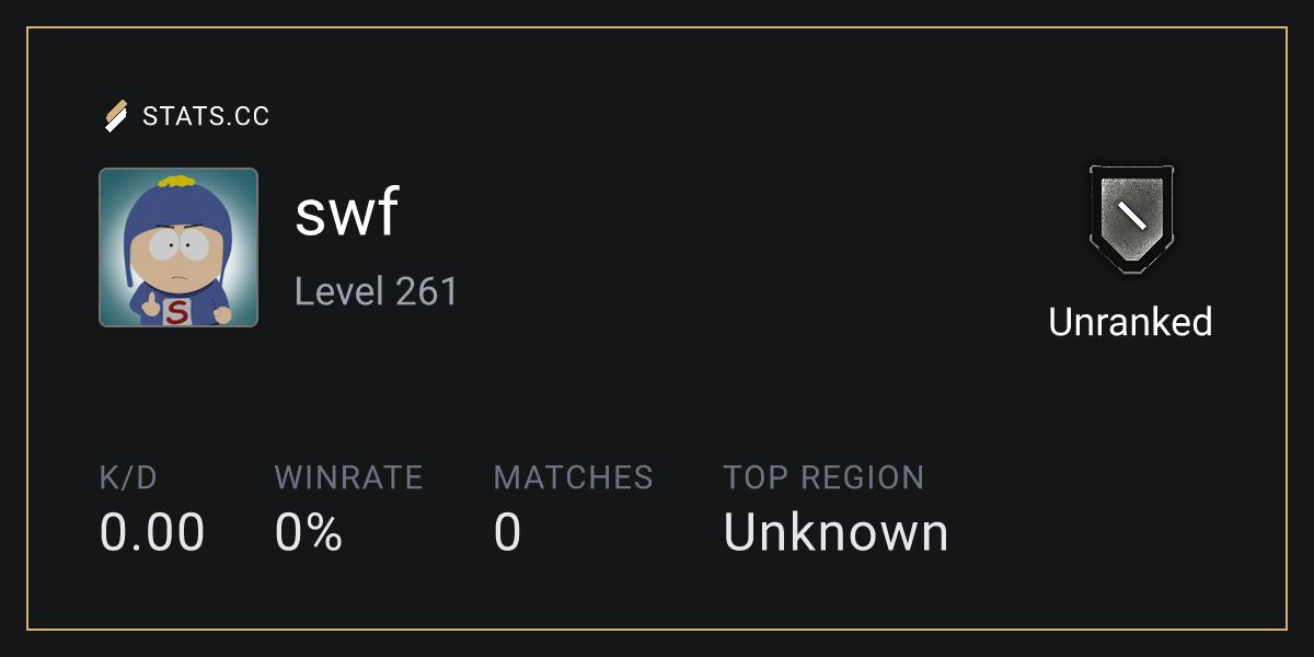 Siege Stats - Stats.CC swf Encounters - Rainbow Six Siege Player Stats