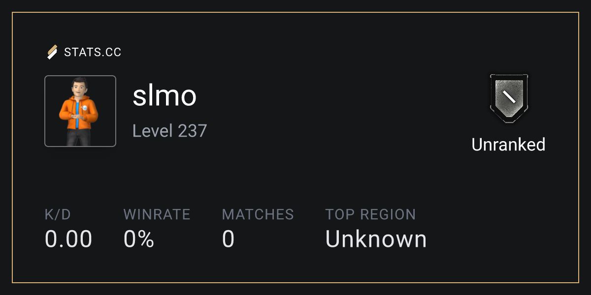 Siege Stats - Stats.CC slmo - Rainbow Six Siege Player Stats